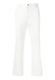 MM6 Maison Margiela straight-leg cotton jeans - Weiß