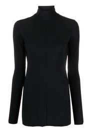 MM6 Maison Margiela signature number-print long-sleeved top - Schwarz