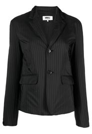 MM6 Maison Margiela pinstripe tailored blazer - Schwarz
