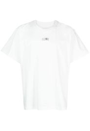 MM6 Maison Margiela logo-patch cotton T-shirt - Weiß