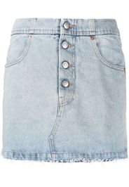 MM6 Maison Margiela Ungesäumter Jeansrock - Blau