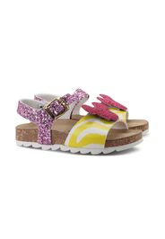 Moa Kids Minnie-motif glittered sandals - Rosa