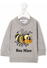 Molo Kids Sweatshirt aus Bio-Baumwolle - Grau