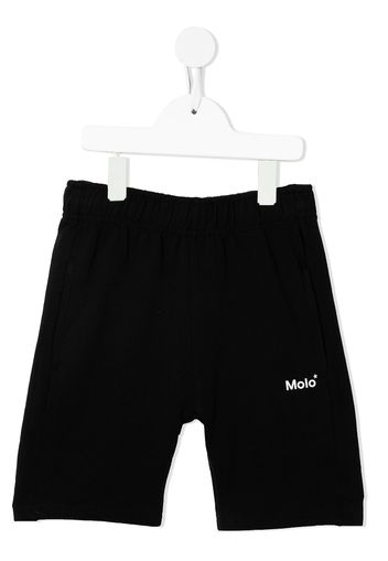 Molo Shorts mit Logo-Print - Schwarz