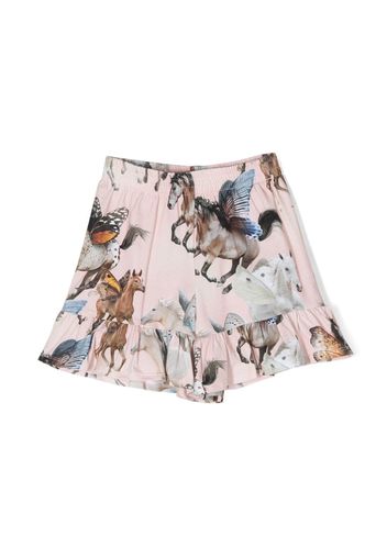 Molo Fairy Horses print shorts - Nude