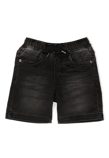 Molo cotton-blend denim shorts - Schwarz