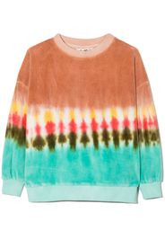 Molo Samtpullover mit Batikmuster - Blau