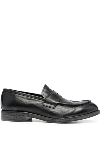 Moma 30mm chunky leather loafers - Schwarz
