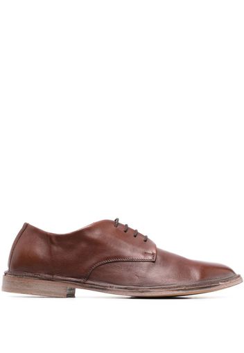 Moma leather lace-up shoes - Braun