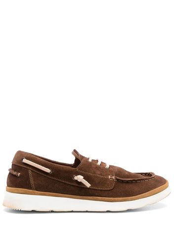 Moma lace-up boat shoes - Braun