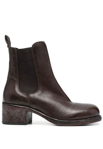 Moma 50mm leather Chelsea boots - Braun