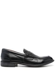 Moma penny-slot leather loafers - Schwarz