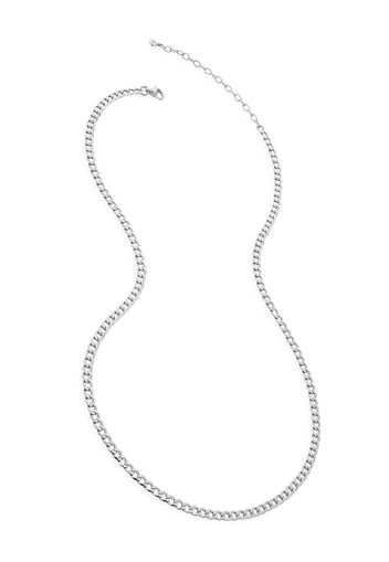 Monica Vinader Curb cable-link chain necklace - Silber