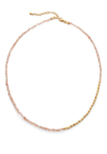 Monica Vinader Mini Nugget gemstone beaded Necklace - Gold