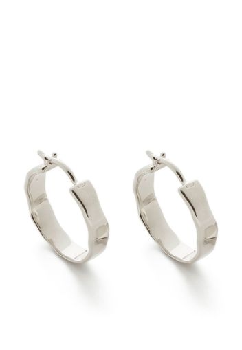 Monica Vinader Siren Muse hoop earrings - Silber