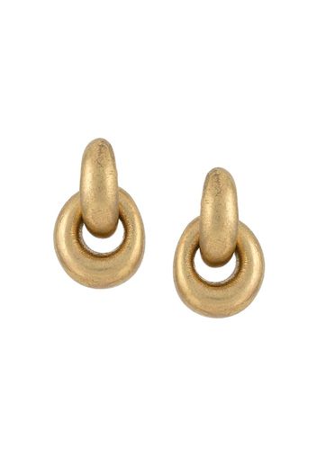Monies small drop earrings - Metallisch