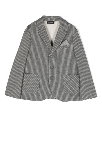 Monnalisa striped single-breasted blazer - Grau