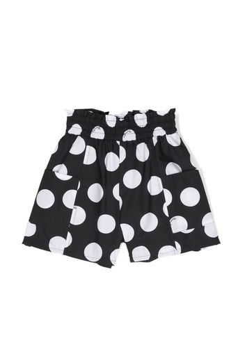 Monnalisa Shorts mit Polka Dots - Blau