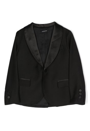 Monnalisa shawl-lapels single-breasted blazer - Schwarz