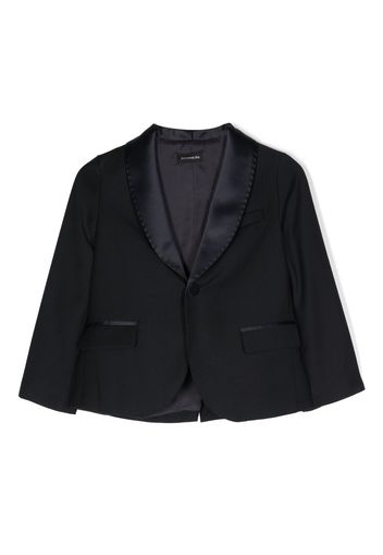 Monnalisa shawl-lapels single-breasted blazer - Blau