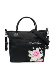 Monnalisa logo-embroidered stroller bag - Schwarz