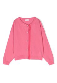 Monnalisa Cardigan mit Spitze - Rosa