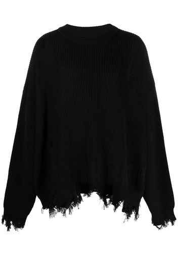 MONOCHROME Gerippter Strickpullover - Schwarz