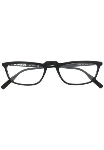 Montblanc Brille mit mattem Finish - Schwarz