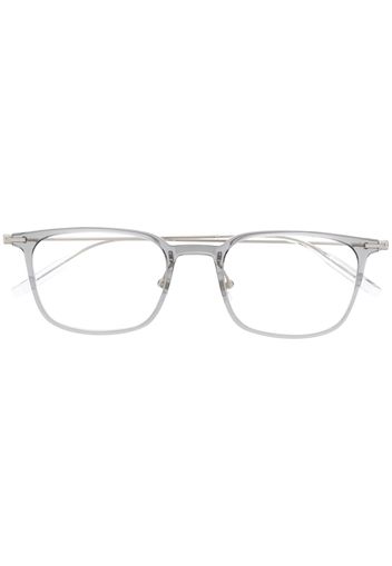 Montblanc Brille mit eckigem Gestell - Grau