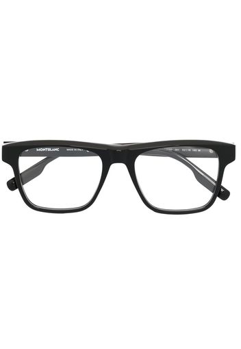 Montblanc square-frame glasses - Schwarz