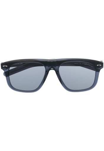 Montblanc square-frame sunglasses - Blau