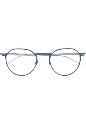 Montblanc round-frame optical glasses - Blau