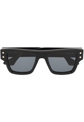 Montblanc logo-detail sunglasses - Schwarz