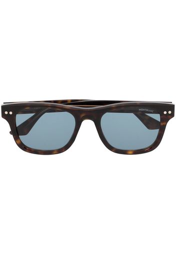 Montblanc tortoiseshell sunglasses - Braun