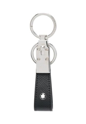 Montblanc Sartorial leather loop keyring - Schwarz