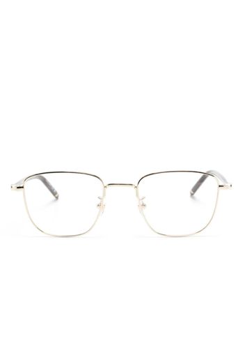 Montblanc Eckige Brille in Schildpattoptik - Gold