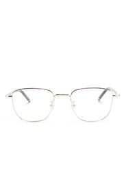 Montblanc Eckige Brille in Schildpattoptik - Gold