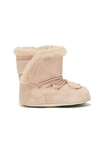 Moon Boot Kids Stiefeletten aus Wildleder - Nude