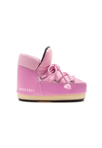 Moon Boot Kids Stiefeletten mit Logo-Print - Rosa