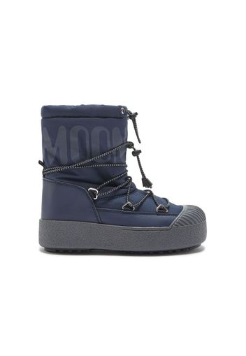 Moon Boot Kids Schneestiefel mit Schnürung - Blau