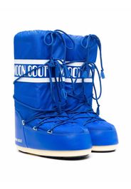 Moon Boot Kids Stiefel mit Schnürung - Blau