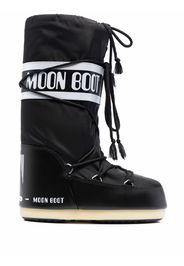 Moon Boot Kids Stiefel mit Schnürung - Schwarz