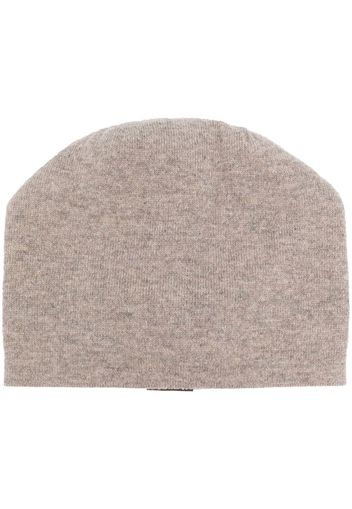 Moorer fine-knit cashmere hat - Nude