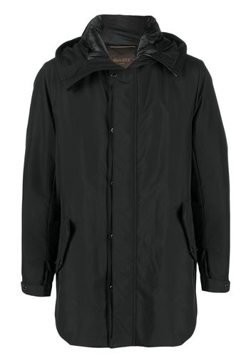 Moorer hooded padded coat - Schwarz