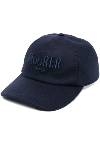 Moorer logo-embroidered cap - Blau