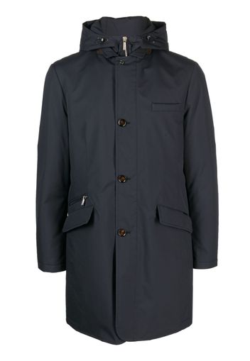 Moorer padded long-sleeved parka - Blau