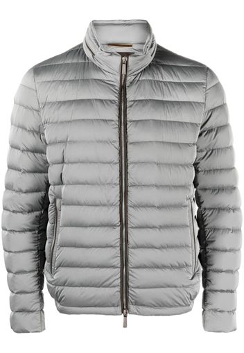 Moorer zip-up padded jacket - Grau