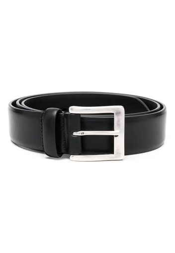 Moorer buckle-fastening leather belt - Schwarz