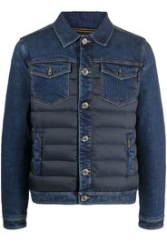 Moorer padded denim jacket - Blau