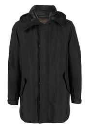 Moorer hooded padded coat - Schwarz